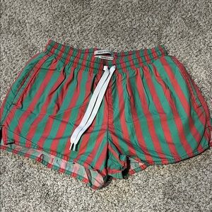 Urban Outfitters Vibrant Striped Athletic Shorts